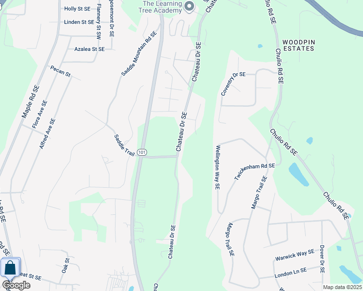 map of restaurants, bars, coffee shops, grocery stores, and more near 315 Chateau Drive Southeast in Rome