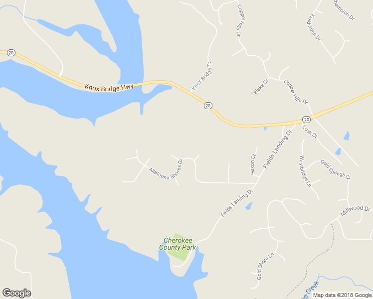map of restaurants, bars, coffee shops, grocery stores, and more near 320 Allatoona Shores Drive in Canton