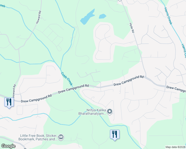 map of restaurants, bars, coffee shops, grocery stores, and more near 4220 Tivoli Way in Alpharetta