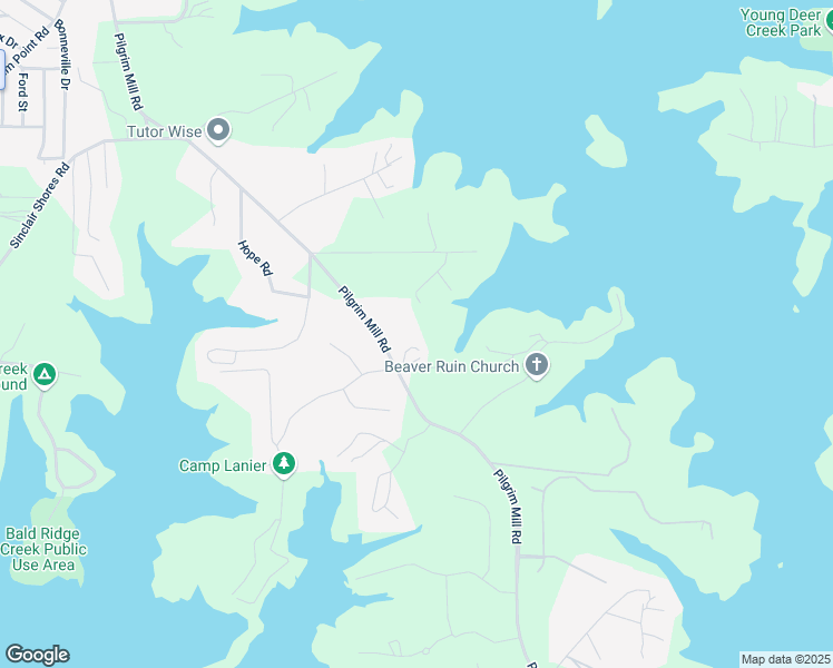 map of restaurants, bars, coffee shops, grocery stores, and more near 3970 Bridgeman Circle in Cumming
