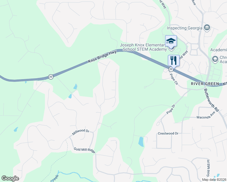 map of restaurants, bars, coffee shops, grocery stores, and more near 701 Dove Chase in Canton