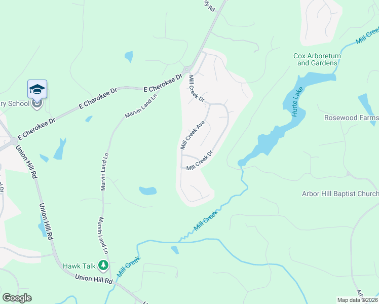 map of restaurants, bars, coffee shops, grocery stores, and more near 616 Wiley Court in Canton