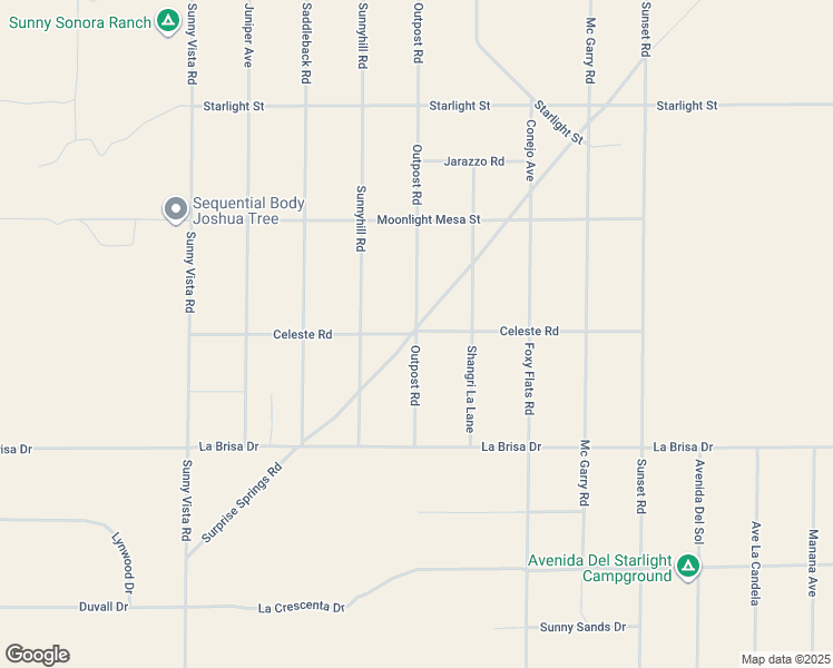 map of restaurants, bars, coffee shops, grocery stores, and more near Celeste Road in San Bernardino County