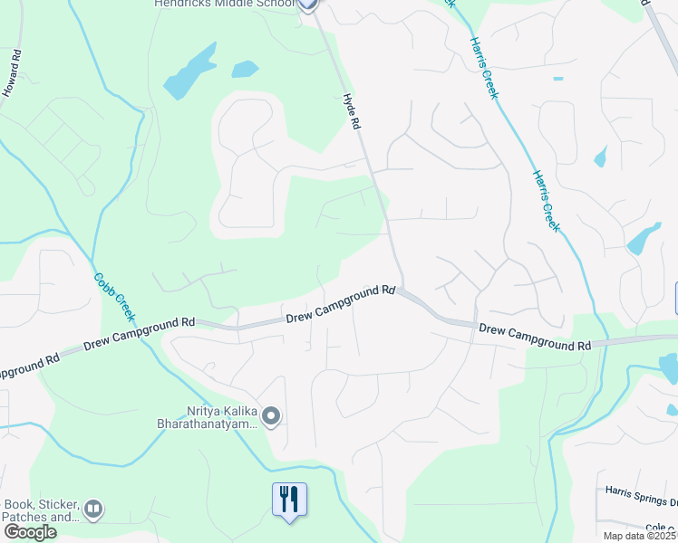 map of restaurants, bars, coffee shops, grocery stores, and more near 3920 Drew Campground Road in Cumming