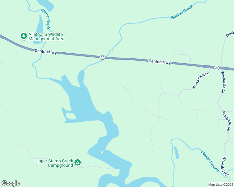 map of restaurants, bars, coffee shops, grocery stores, and more near 14 Hawks Branch Lane in White