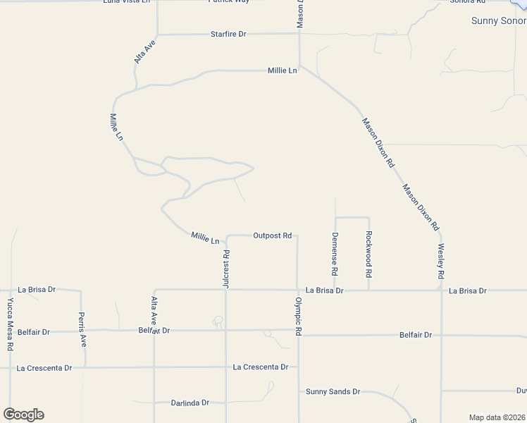 map of restaurants, bars, coffee shops, grocery stores, and more near in Yucca Valley