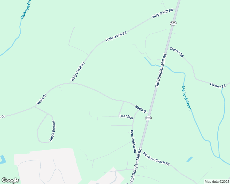 map of restaurants, bars, coffee shops, grocery stores, and more near Noble Drive in Abbeville