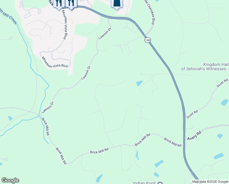 map of restaurants, bars, coffee shops, grocery stores, and more near 210 Rose Ridge Drive in Canton