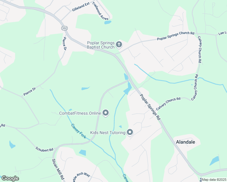 map of restaurants, bars, coffee shops, grocery stores, and more near 3891 Sloan Mill Road in Gainesville