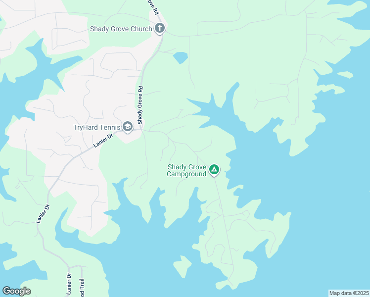 map of restaurants, bars, coffee shops, grocery stores, and more near 7540 Shadburn Ferry Road in Cumming