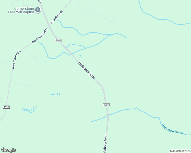 map of restaurants, bars, coffee shops, grocery stores, and more near 9245 Hallsboro Road South in Whiteville