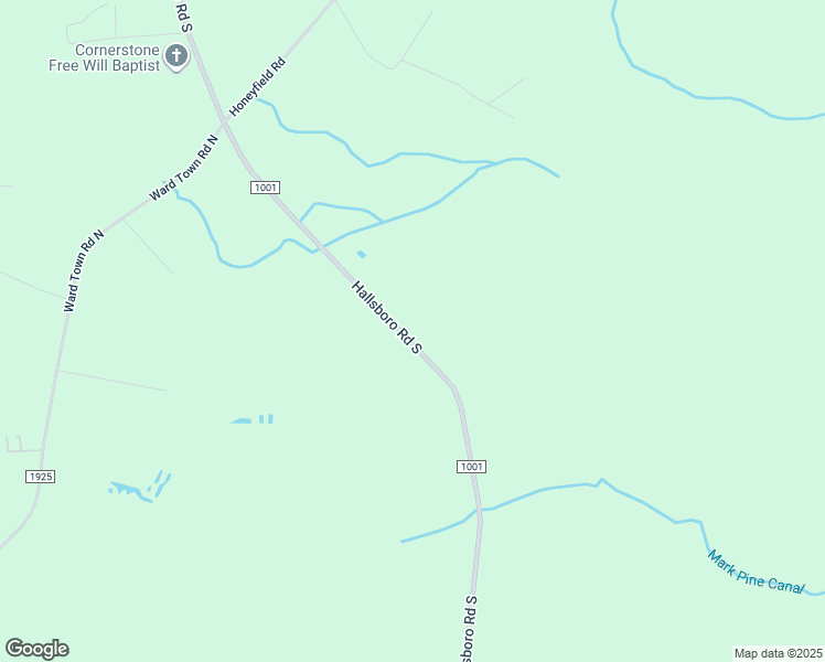 map of restaurants, bars, coffee shops, grocery stores, and more near 9205 Hallsboro Road South in Whiteville