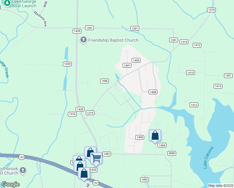 map of restaurants, bars, coffee shops, grocery stores, and more near 332 County Road 1319 in Cullman