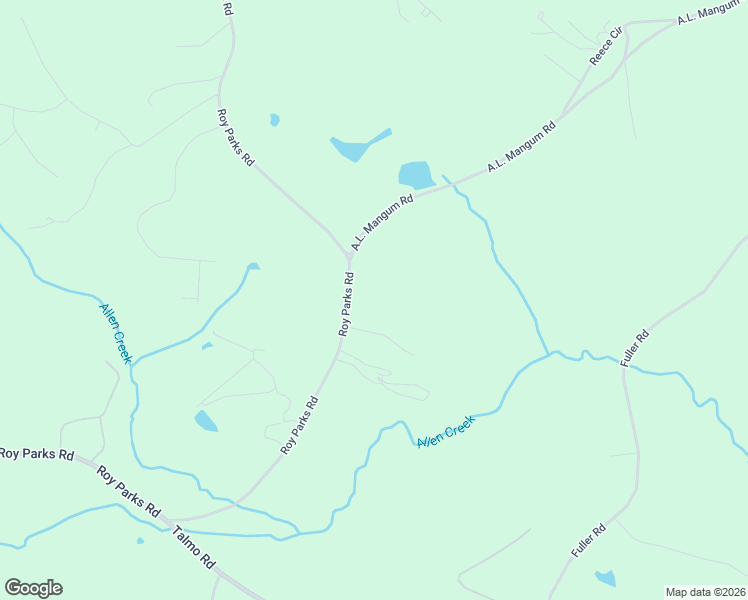 map of restaurants, bars, coffee shops, grocery stores, and more near 3631 Roy Parks Road in Talmo