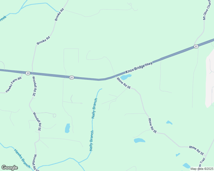 map of restaurants, bars, coffee shops, grocery stores, and more near 420 Knox Bridge Highway in White