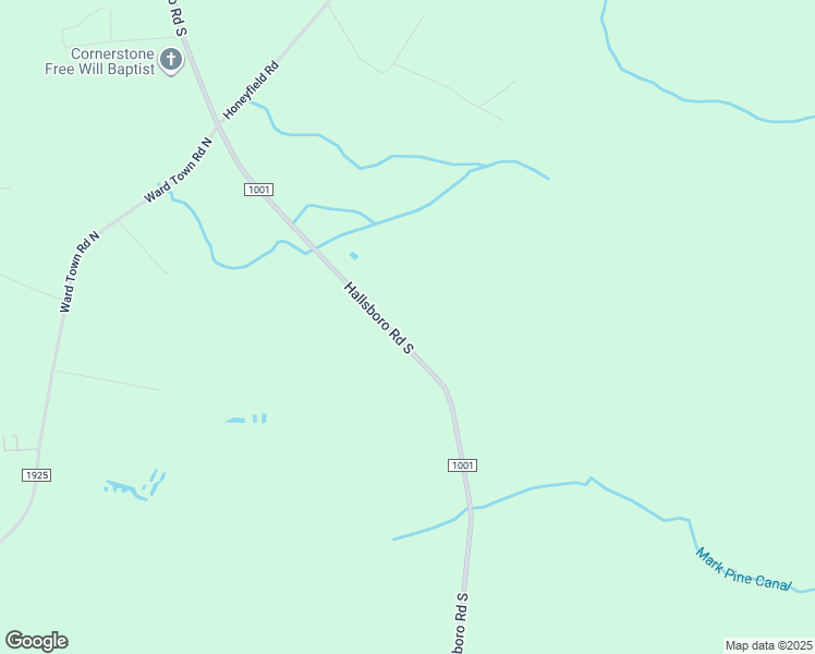 map of restaurants, bars, coffee shops, grocery stores, and more near 9205 Hallsboro Road South in Whiteville