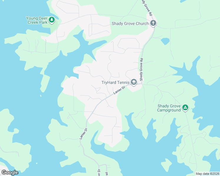 map of restaurants, bars, coffee shops, grocery stores, and more near 7530 Harbour Walk in Cumming