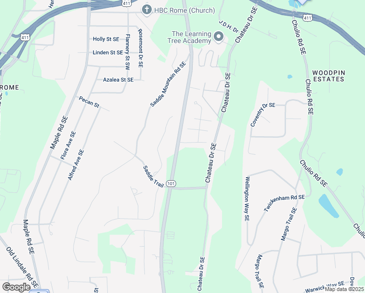 map of restaurants, bars, coffee shops, grocery stores, and more near 2 Saddlebrook Drive in Rome