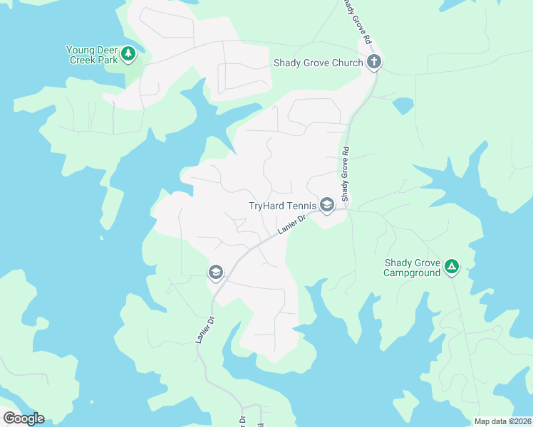 map of restaurants, bars, coffee shops, grocery stores, and more near 7530 Harbour Walk in Cumming