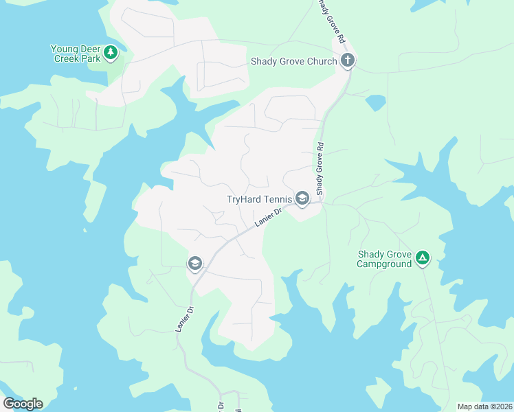 map of restaurants, bars, coffee shops, grocery stores, and more near 7530 Harbour Walk in Cumming
