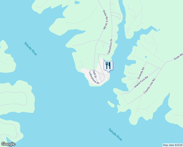 map of restaurants, bars, coffee shops, grocery stores, and more near 1357 Lakeshore Drive in Cross Hill