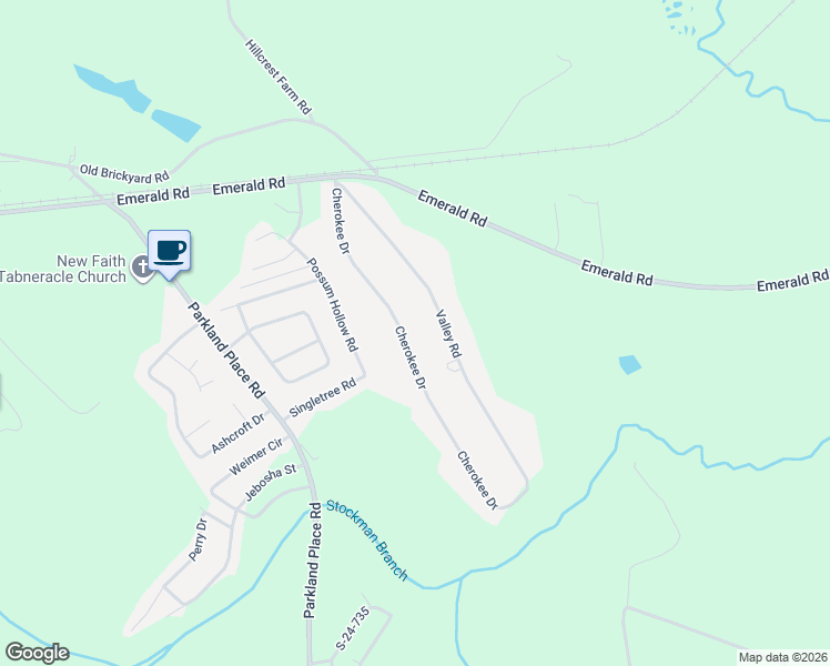map of restaurants, bars, coffee shops, grocery stores, and more near 133 Cherokee Dr in Greenwood
