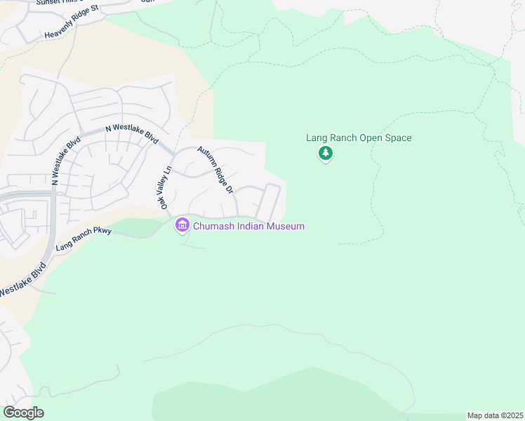 map of restaurants, bars, coffee shops, grocery stores, and more near 3659 Lang Ranch Parkway in Thousand Oaks