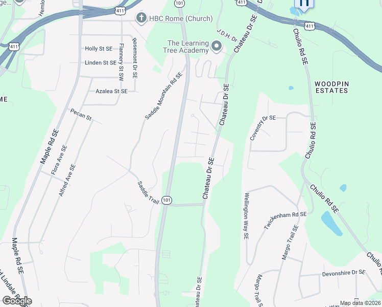 map of restaurants, bars, coffee shops, grocery stores, and more near 11 Saddlebrook Drive in Rome