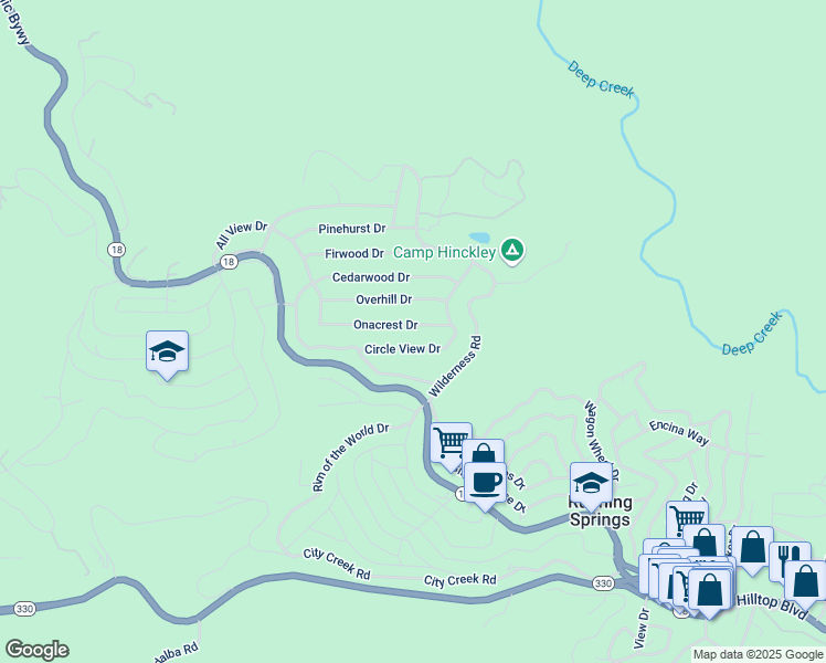 31481 Onacrest Drive, Running Springs CA Walk Score