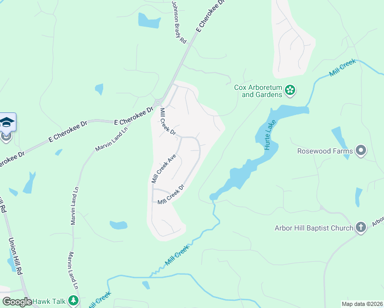map of restaurants, bars, coffee shops, grocery stores, and more near 305 Bentley Creek Court in Canton