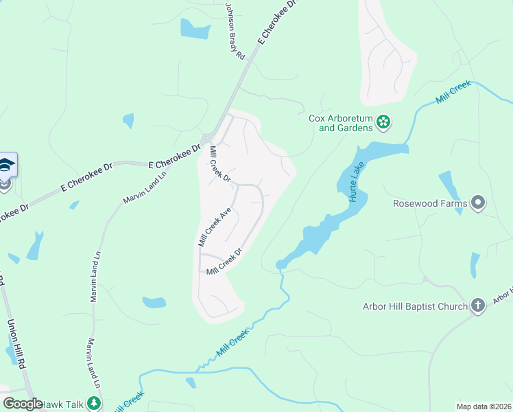 map of restaurants, bars, coffee shops, grocery stores, and more near 303 Bentley Creek Court in Canton