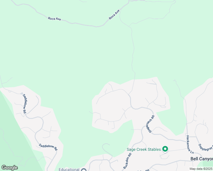 map of restaurants, bars, coffee shops, grocery stores, and more near 5 Wagon Lane in Bell Canyon