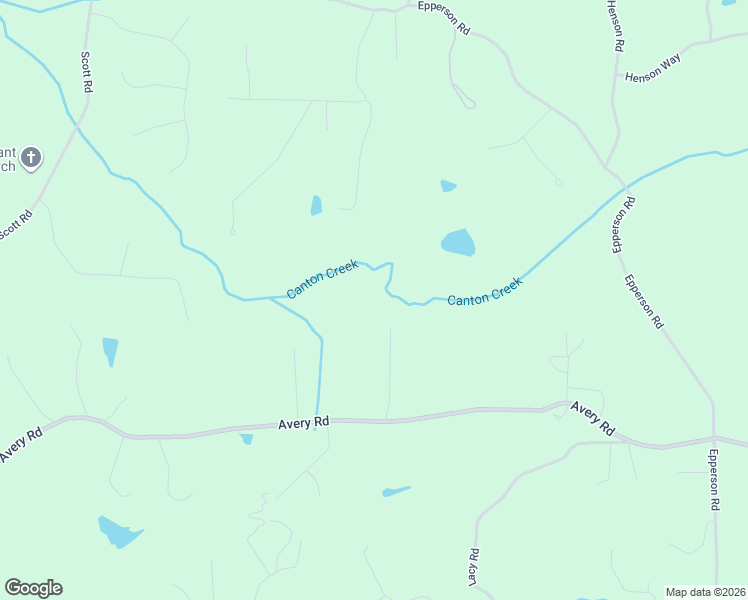 map of restaurants, bars, coffee shops, grocery stores, and more near 141 Avery Estates Dr in Canton