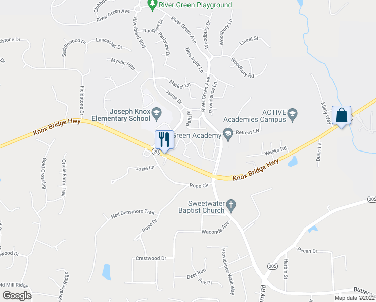map of restaurants, bars, coffee shops, grocery stores, and more near 235 Oakview Drive in Canton