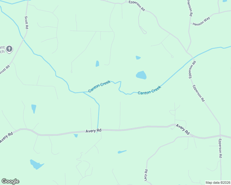 map of restaurants, bars, coffee shops, grocery stores, and more near 141 Avery Estates Drive in Canton