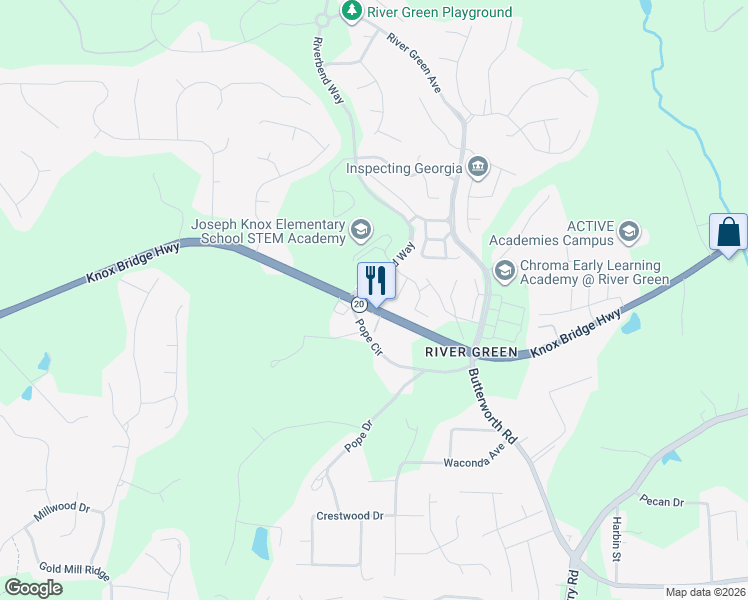 map of restaurants, bars, coffee shops, grocery stores, and more near 337 Oakview Way in Canton