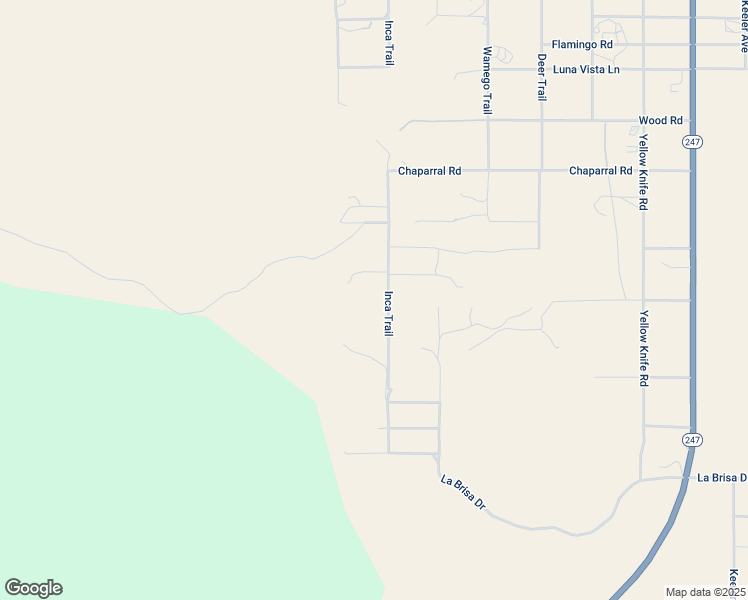 map of restaurants, bars, coffee shops, grocery stores, and more near 2122 Inca Trail in Landers