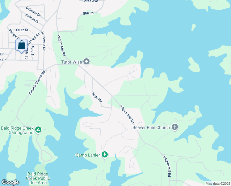 map of restaurants, bars, coffee shops, grocery stores, and more near 3735 Tamiami Trail in Cumming