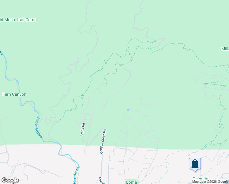 map of restaurants, bars, coffee shops, grocery stores, and more near 4545 Rising Hill Road in Altadena