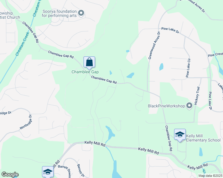 map of restaurants, bars, coffee shops, grocery stores, and more near 1840 Dahlia Drive in Cumming
