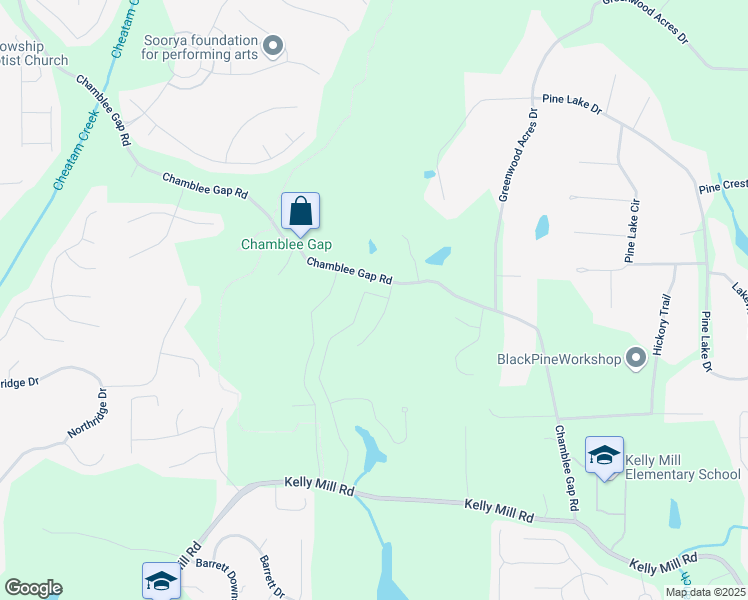 map of restaurants, bars, coffee shops, grocery stores, and more near 1840 Dahlia Drive in Cumming