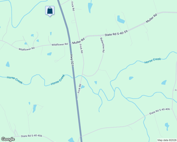 map of restaurants, bars, coffee shops, grocery stores, and more near 1090 Ballentine Road in Blythewood