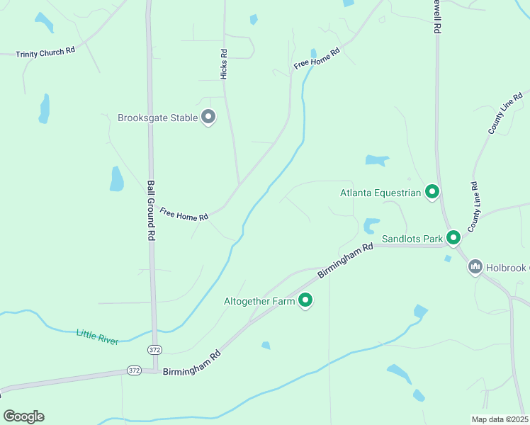 map of restaurants, bars, coffee shops, grocery stores, and more near 125 Birmingham Walk in Alpharetta