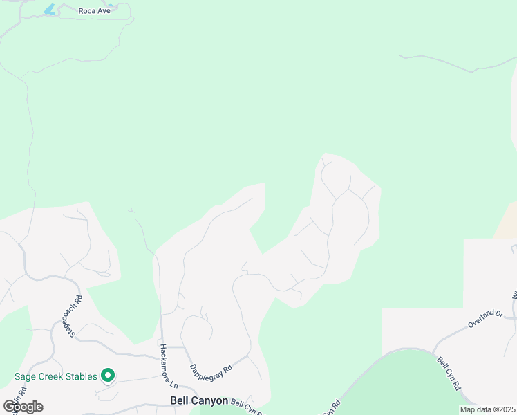 map of restaurants, bars, coffee shops, grocery stores, and more near 74 North Coolwater Road in Bell Canyon