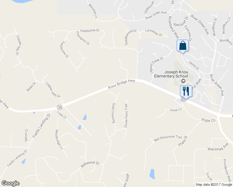 map of restaurants, bars, coffee shops, grocery stores, and more near 900 Fox Croft Place in Canton