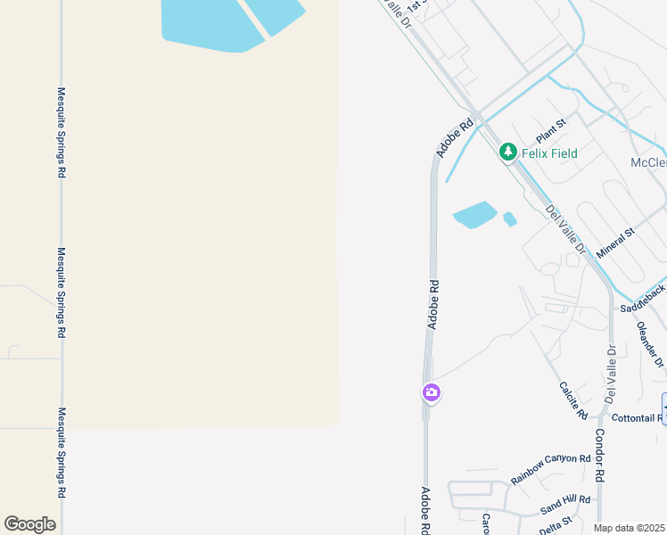 map of restaurants, bars, coffee shops, grocery stores, and more near 14th Street in Twentynine Palms