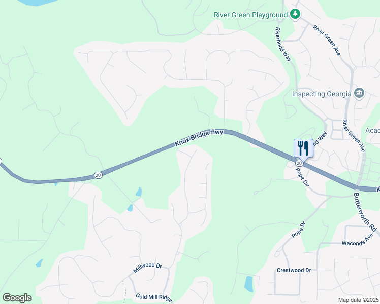 map of restaurants, bars, coffee shops, grocery stores, and more near 900 Fox Croft Place in Canton