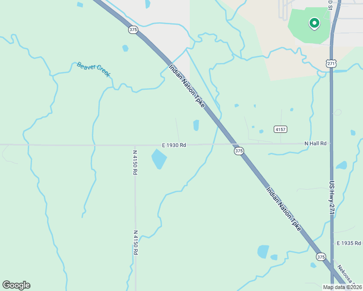 map of restaurants, bars, coffee shops, grocery stores, and more near 415246 East 1930 Road in Antlers