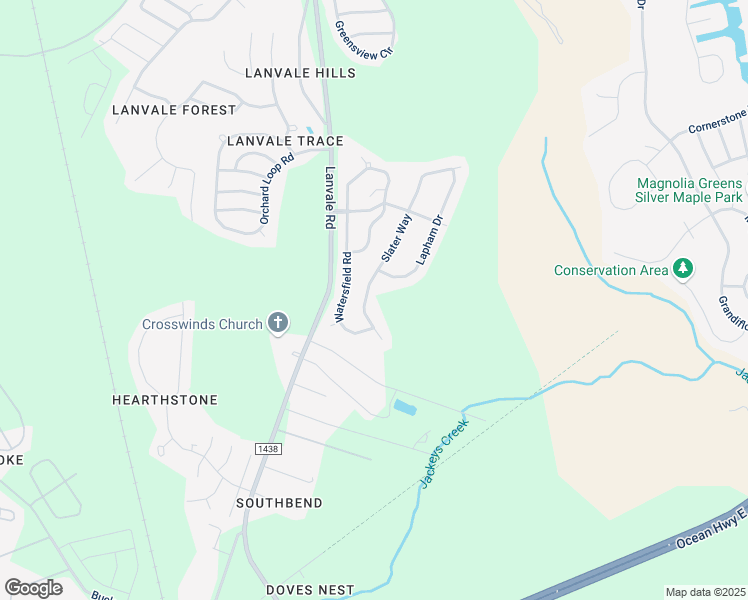 map of restaurants, bars, coffee shops, grocery stores, and more near 2008 Lapham Drive in Leland