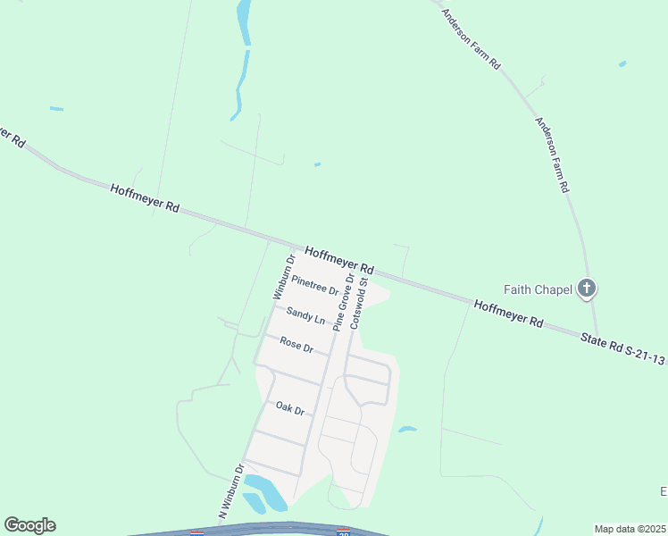 map of restaurants, bars, coffee shops, grocery stores, and more near 3810 Hoffmeyer Road in Florence